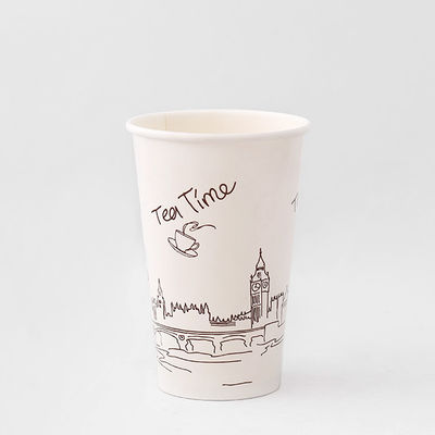 16oz 540ML Paper Cup Single Wall Pla Coated Paper Cup Customizable Logo