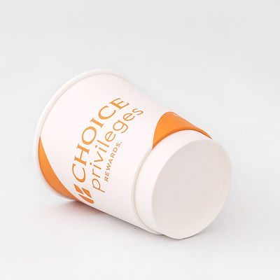 Logo Printed Double Wall Hot Cups OEM Plastic Free Coated Paper Cold Drink Cups