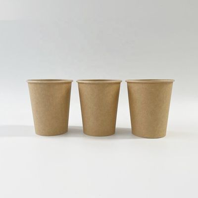 4oz 125ml Single Wall Paper Cup Customizable Pattern Biodegradable Takeaway Coffee Cups