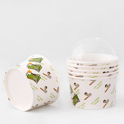 350ml Ice Cream Paper Bowl Disposable Customized Paper Dessert Bowls