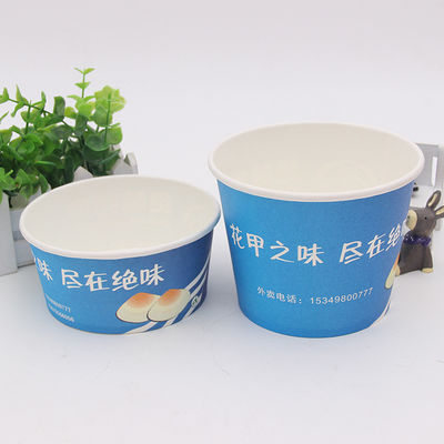 Cold Food Salad Eco Paper Bowls Kraft Bowl 750ml Custom Logo