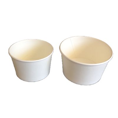 350ml Paper Bowl Custom Print Holiday Disposable Bowls Biodegradable For Milk Tea Cream