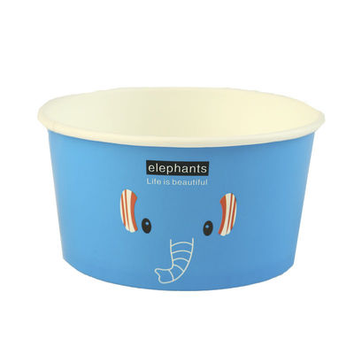 Lunch Paper Bowl Custom Dimension 930ml Round PLA Disposable Ice Cream Bowls