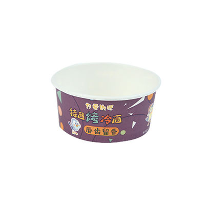 1100ml Biodegradable Extra Large Disposable Bowls Orange Disposable Bowls ODM