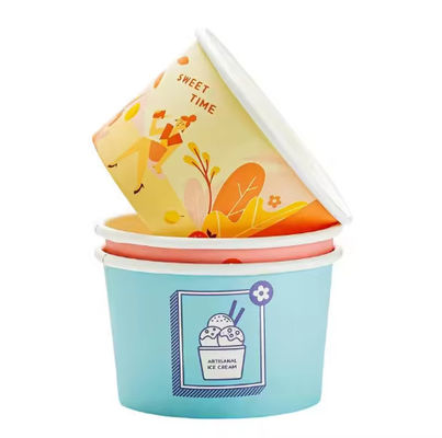 120ml Big Paper Bowls White Kraft Salad Bowl Disposable 52mm