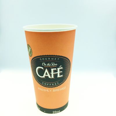 Eco-friendly custom 22oz 630ml plastic-free coated single paper cup