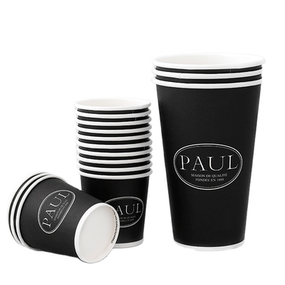 Custom Printed Single Wall Paper Cup 3oz-32oz with lids