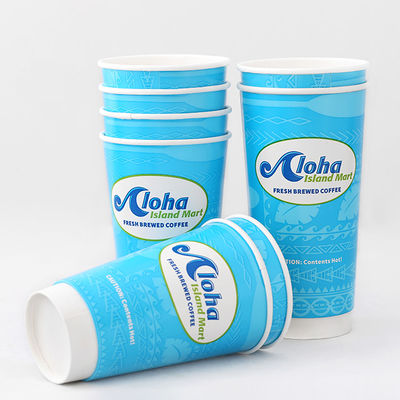 0.3L Cold Drink Disposable Cups 8oz Double Wall Compostable Coffee Cups
