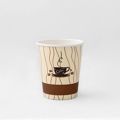 9oz 250ML Disposable PE Coated Single Paper Cup High Temperature Resistant