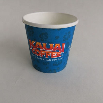 Custom Design Logo 3.5oz 85ML Double PE Disposable Single Paper Cup