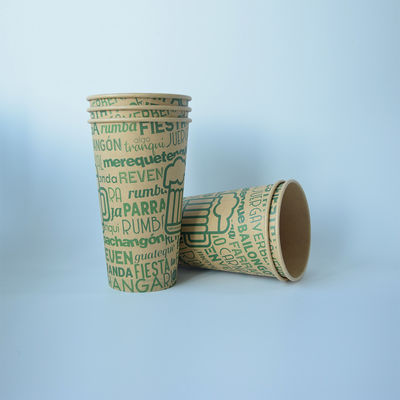 Thickened Double PE Coated Single paper Cup 10oz 360ml Oil Proof