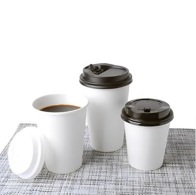 210cc 78mm Ingle Wall Paper Cup Customized Plastic Free Disposable Cups Bamboo