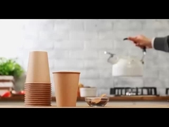 kraft paper single wall paper cup