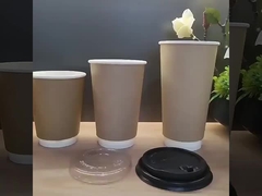 kraft paper double wall paper cup