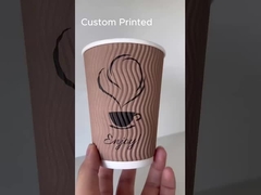 kraft paper ripple wall paper cup